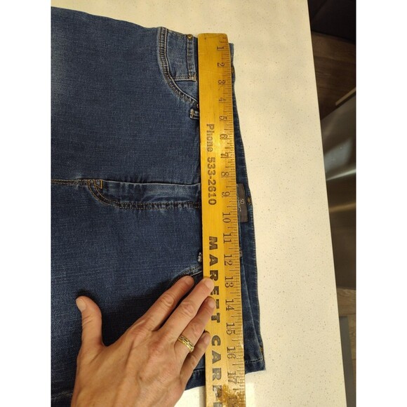 Chico's So Slimming Mid Rise Skinny Jeans Size 1.5 M/10 Stretch Denim 30" Inseam - Picture 4 of 7
